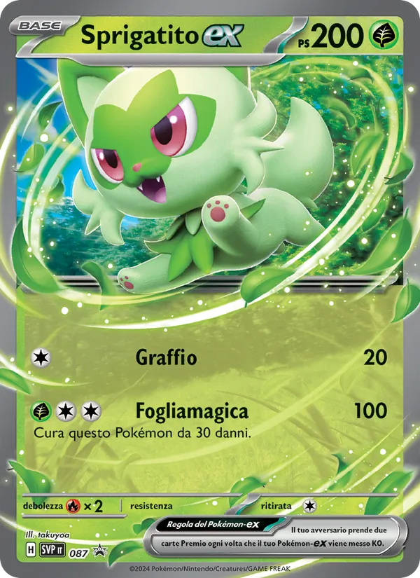 Sprigatito-ex (SVP Black Star Promos #087/225)