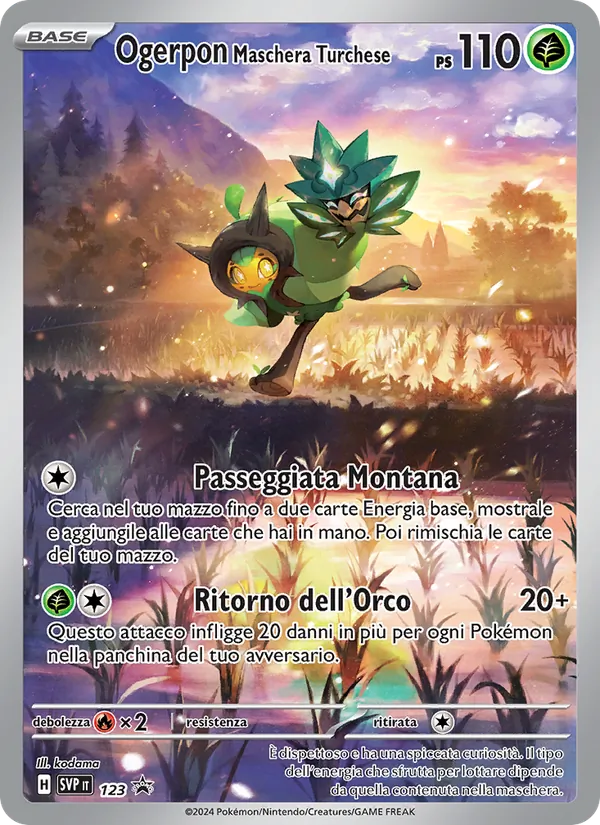 Ogerpon Maschera Turchese (SVP Black Star Promos #123/225)