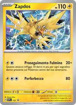 Zapdos (SVP Black Star Promos #157/225)