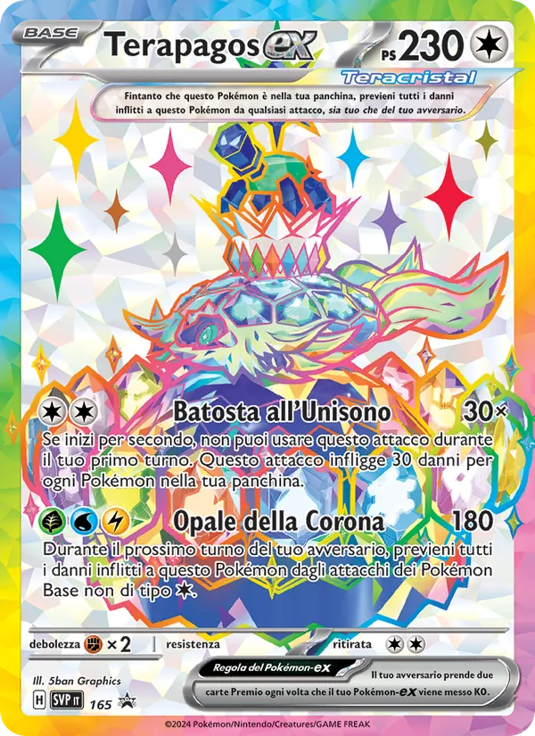 Terapagos-ex (SVP Black Star Promos #165/225)