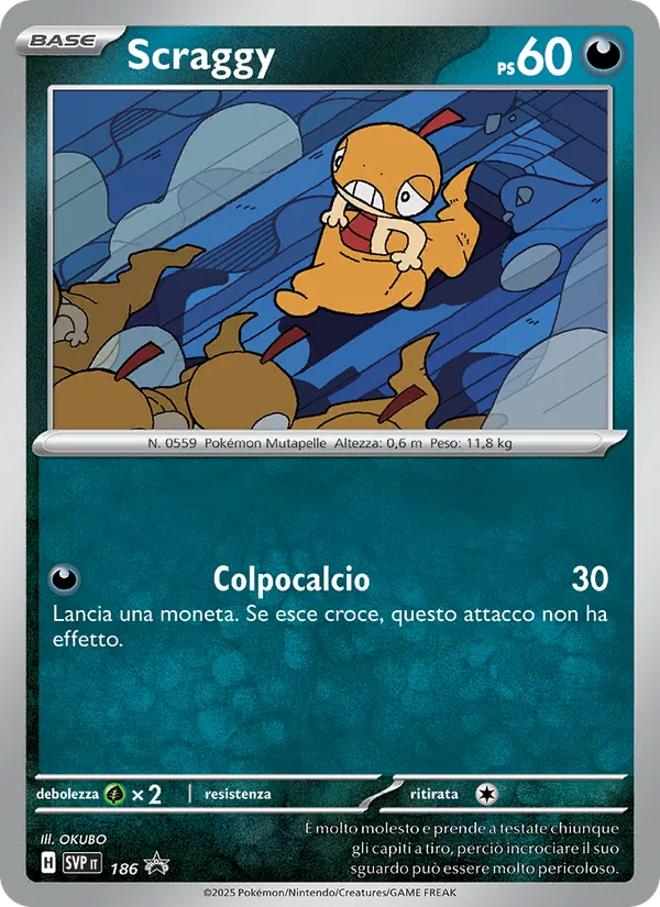 Scraggy (SVP Black Star Promos #186/225)