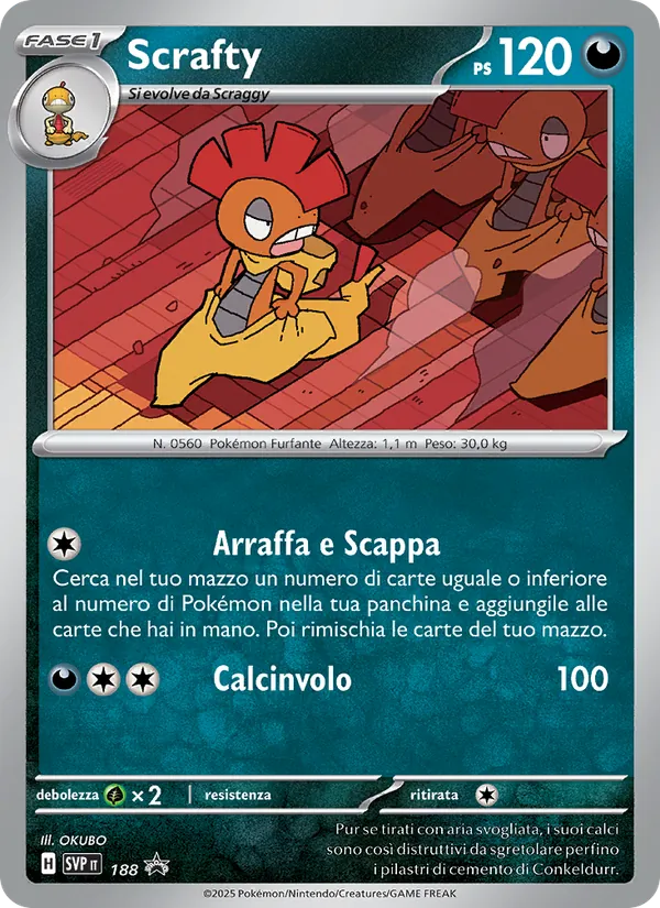 Scrafty (SVP Black Star Promos #188/225)