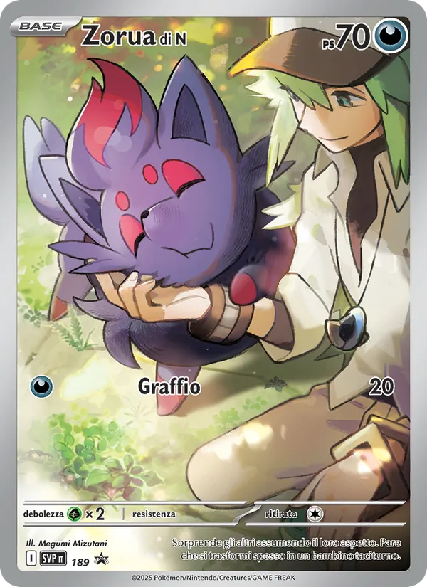 Zorua di N (SVP Black Star Promos #189/225)