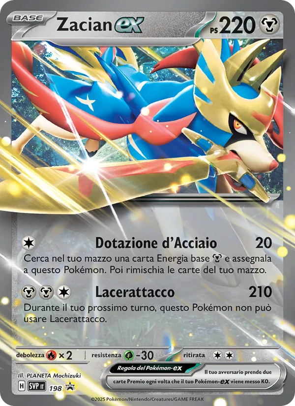 Zacian-ex (SVP Black Star Promos #198/225)