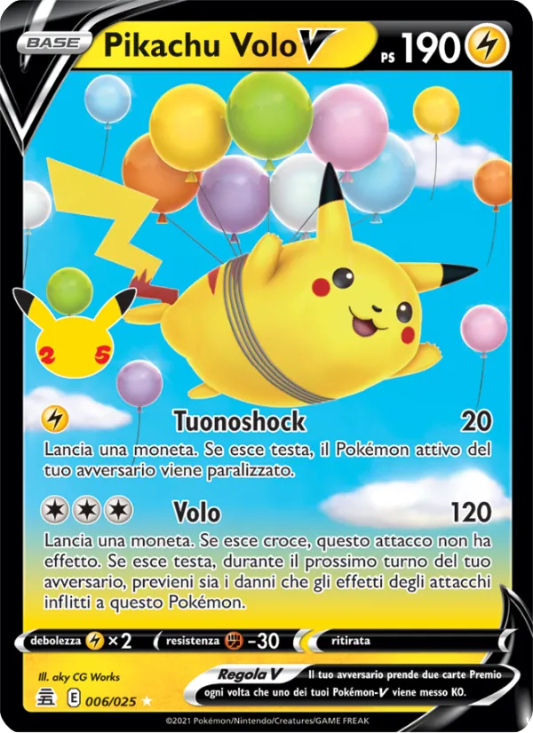 Pikachu Volo V (Gran Festa #6/25)