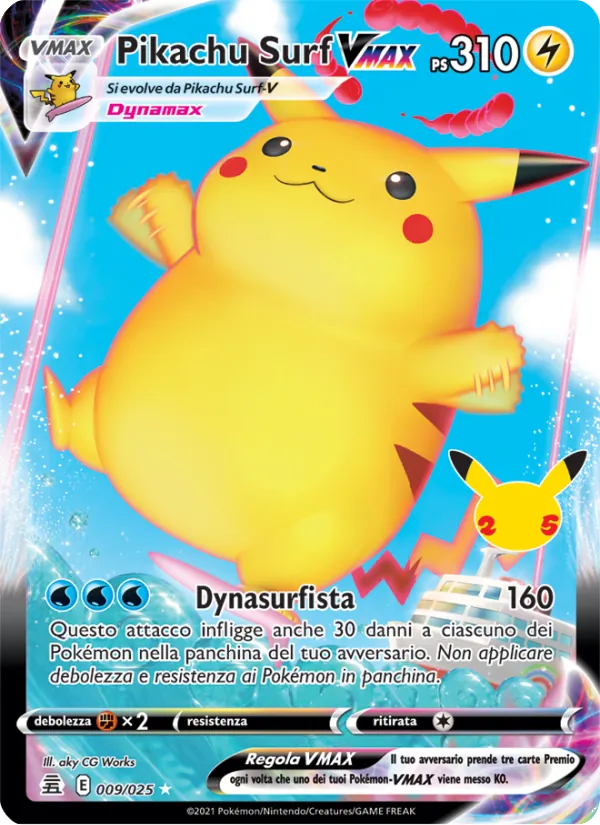 Pikachu Surf VMAX (Gran Festa #9/25)