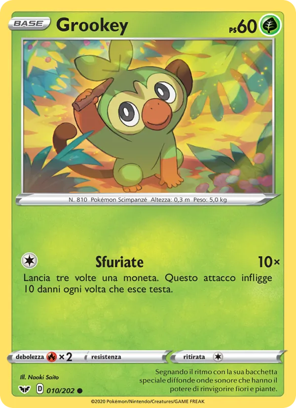 Grookey (Spada e Scudo #10/202)