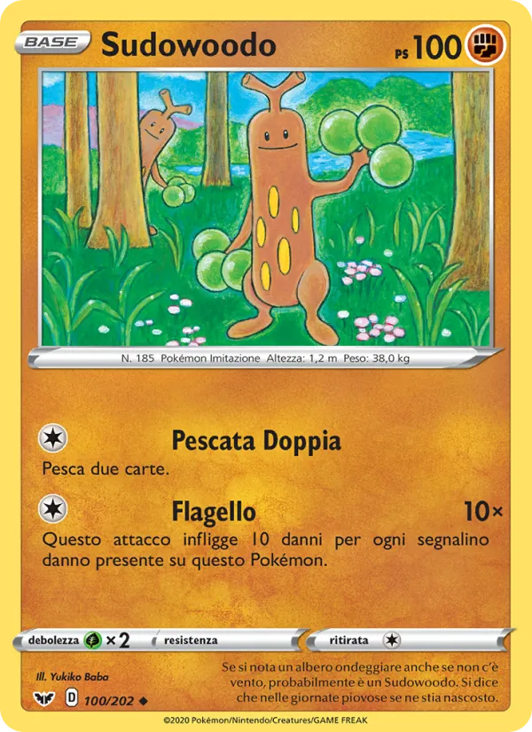 Sudowoodo (Sword & Shield #100/202)