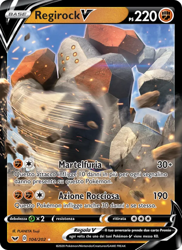 Regirock V (Spada e Scudo #104/202)