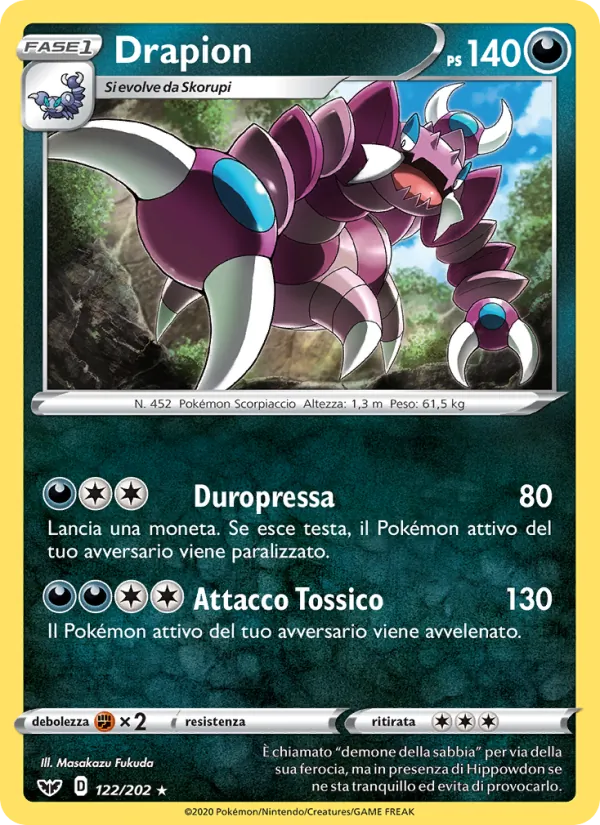 Drapion (Sword & Shield #122/202)