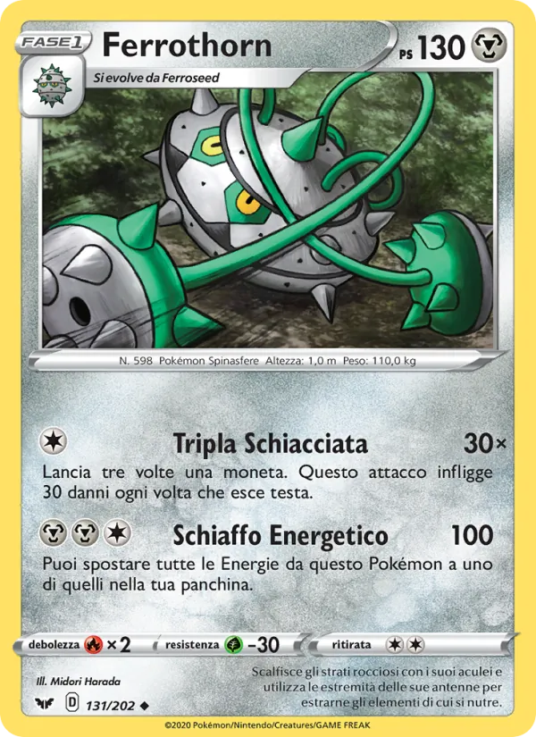 Ferrothorn (Sword & Shield #131/202)