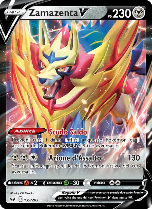 Zamazenta V (Sword & Shield #139/202)