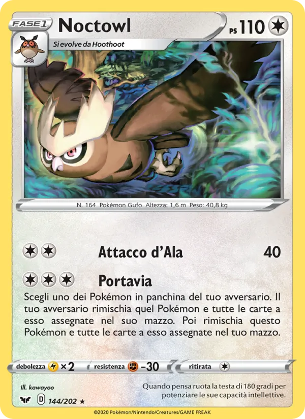 Noctowl (Sword & Shield #144/202)