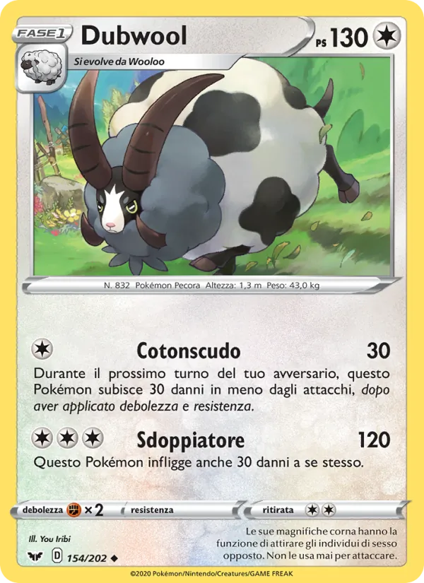 Dubwool (Spada e Scudo #154/202)