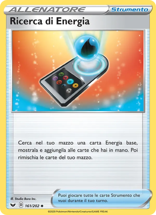 Ricerca di Energia (Spada e Scudo #161/202)