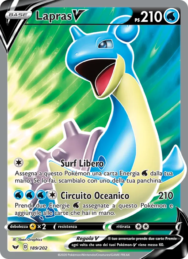 Lapras V (Spada e Scudo #189/202)