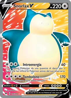 Snorlax V (Spada e Scudo #197/202)