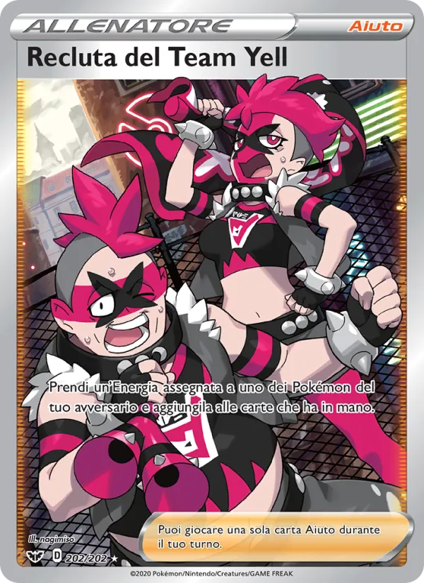 Recluta del Team Yell (Sword & Shield #202/202)