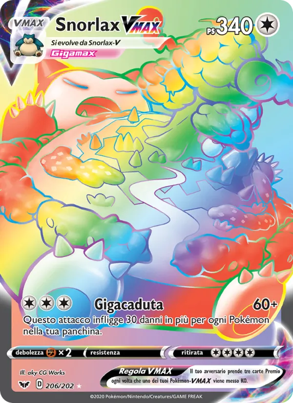 Snorlax VMAX (Spada e Scudo #206/202)