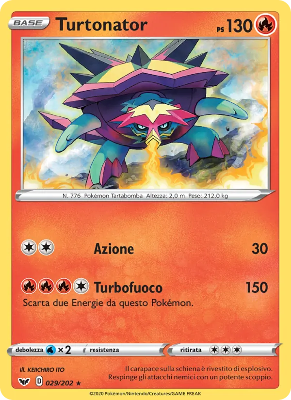 Turtonator (Spada e Scudo #29/202)