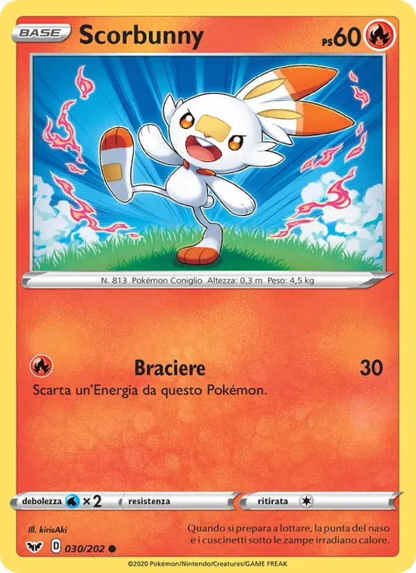 Scorbunny (Spada e Scudo #30/202)