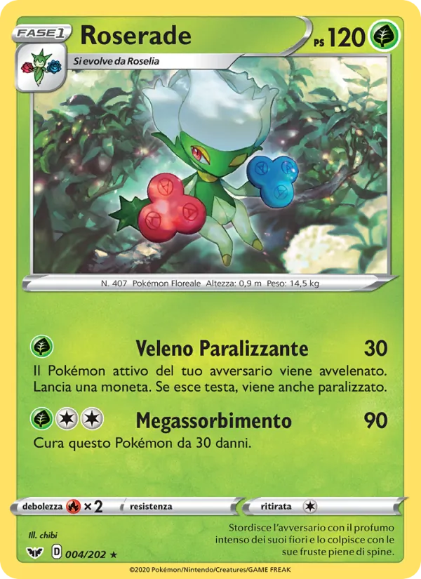 Roserade (Spada e Scudo #4/202)