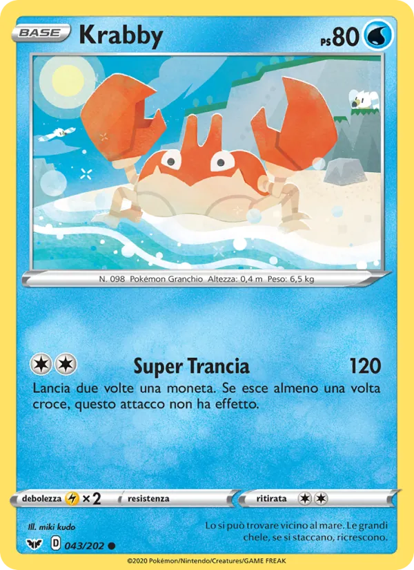 Krabby (Sword & Shield #43/202)