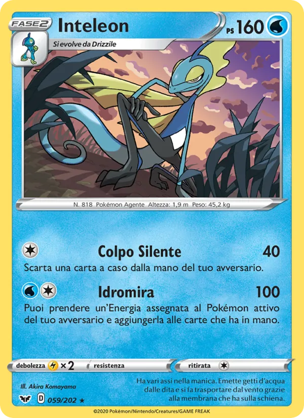 Inteleon (Spada e Scudo #59/202)