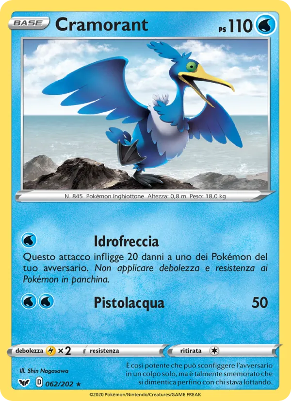 Cramorant (Spada e Scudo #62/202)