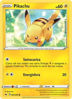 Pikachu (Spada e Scudo #65/202)