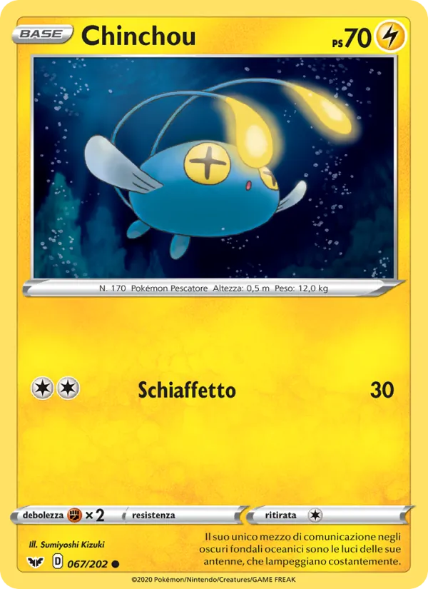 Chinchou (Sword & Shield #67/202)