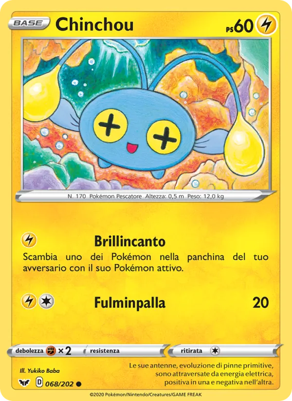Chinchou (Sword & Shield #68/202)