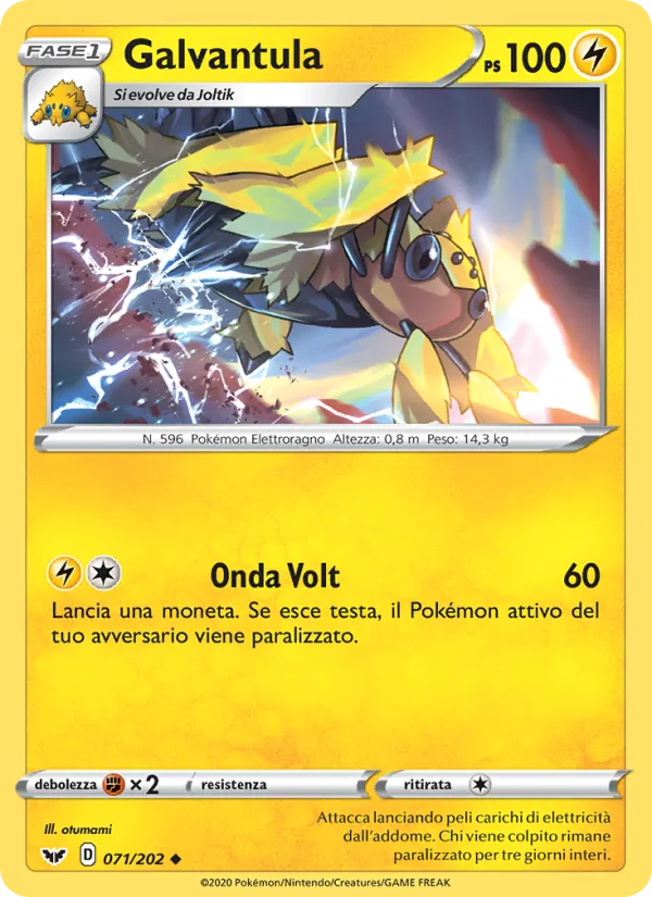 Galvantula (Spada e Scudo #71/202)