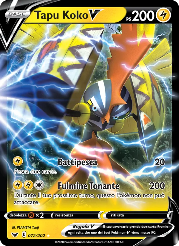 Tapu Koko V (Spada e Scudo #72/202)