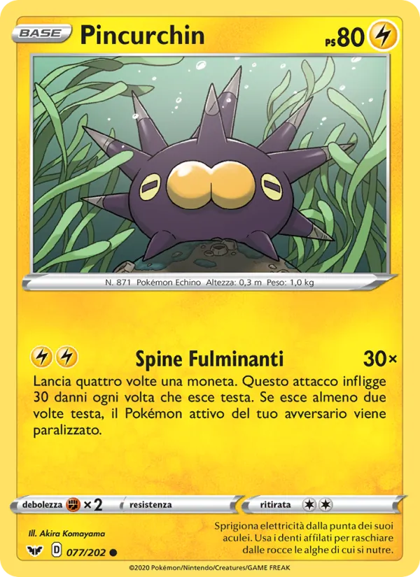 Pincurchin (Spada e Scudo #77/202)