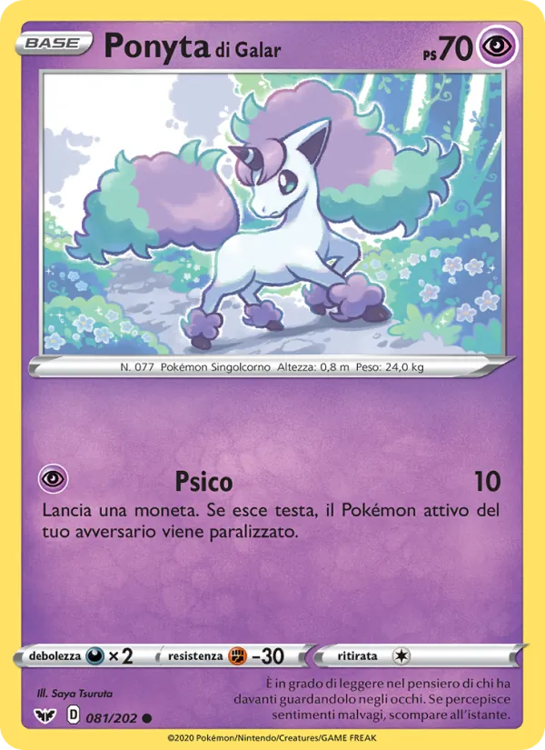 Ponyta di Galar (Spada e Scudo #81/202)