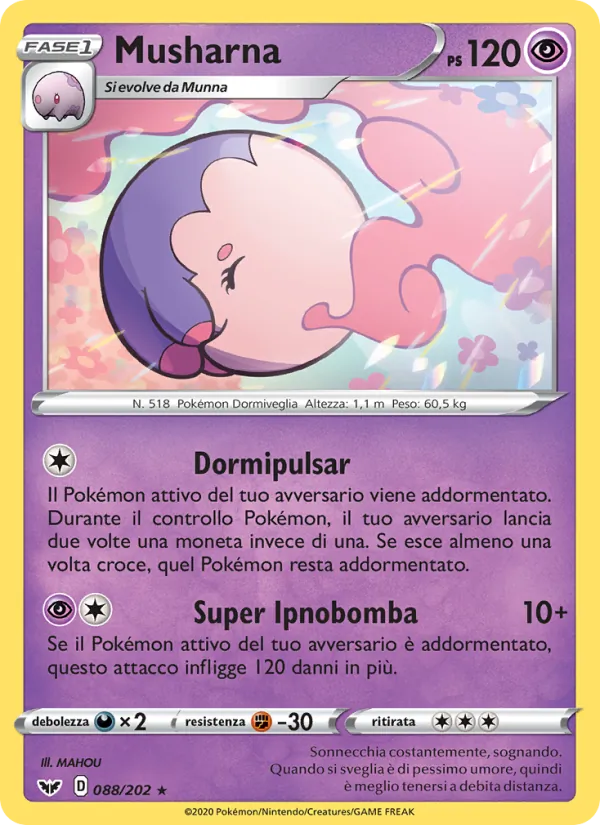 Musharna (Spada e Scudo #88/202)