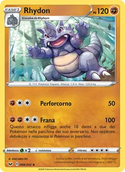 Rhydon (Spada e Scudo #98/202)