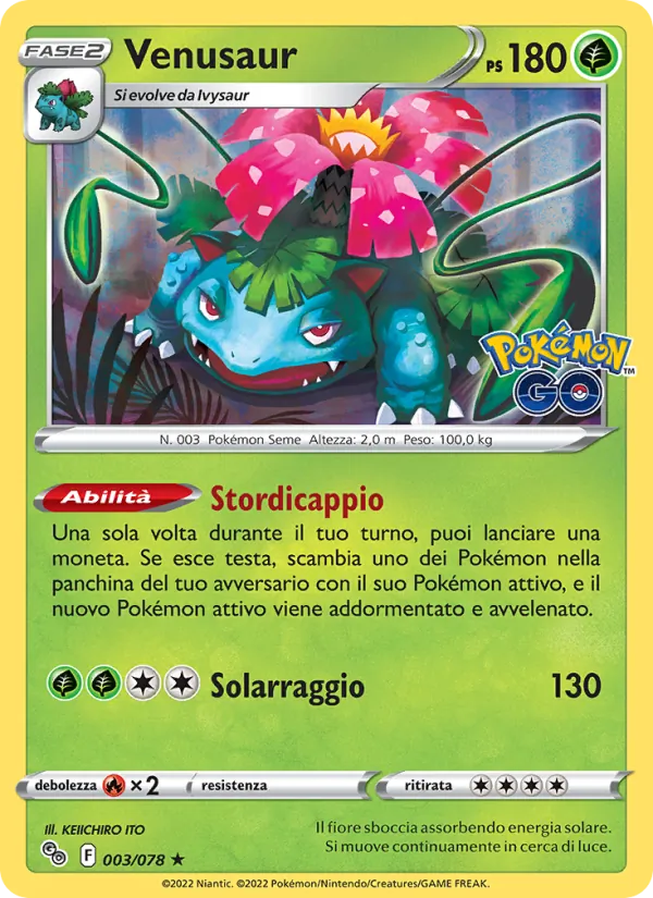 Venusaur (Pokémon GO #003/78)