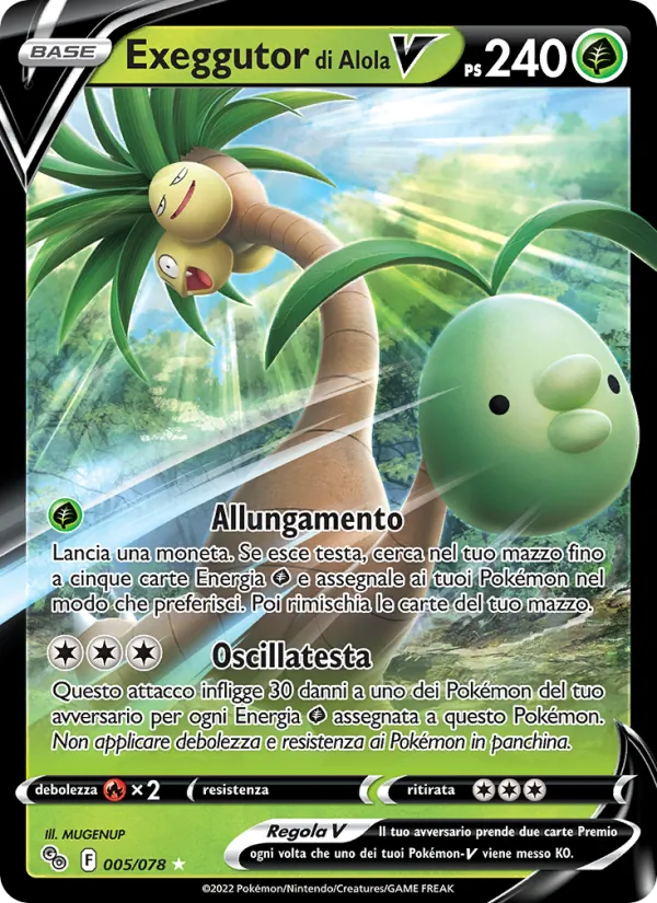 Exeggutor di Alola V (Pokémon GO #005/78)