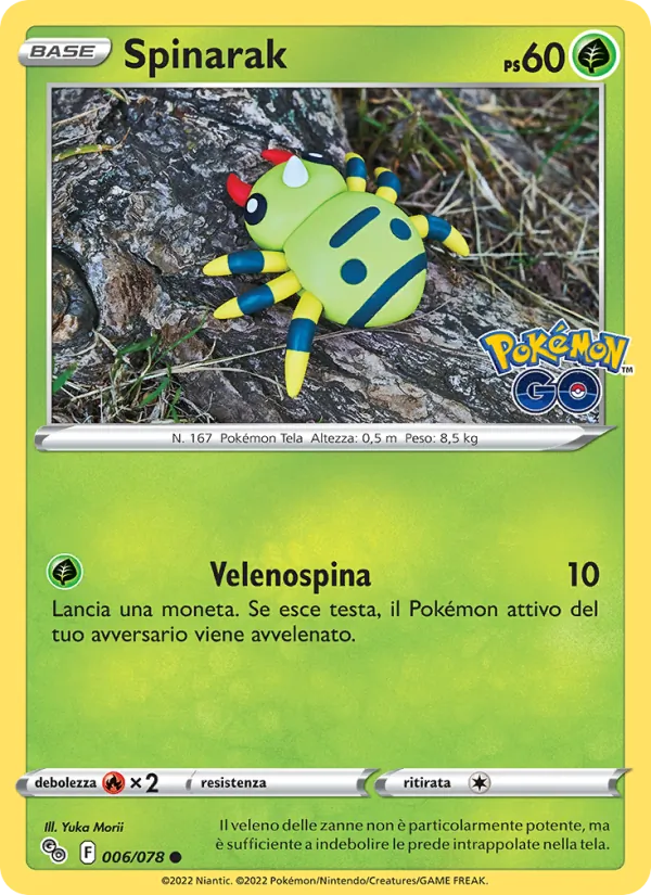 Spinarak (Pokémon GO #006/78)