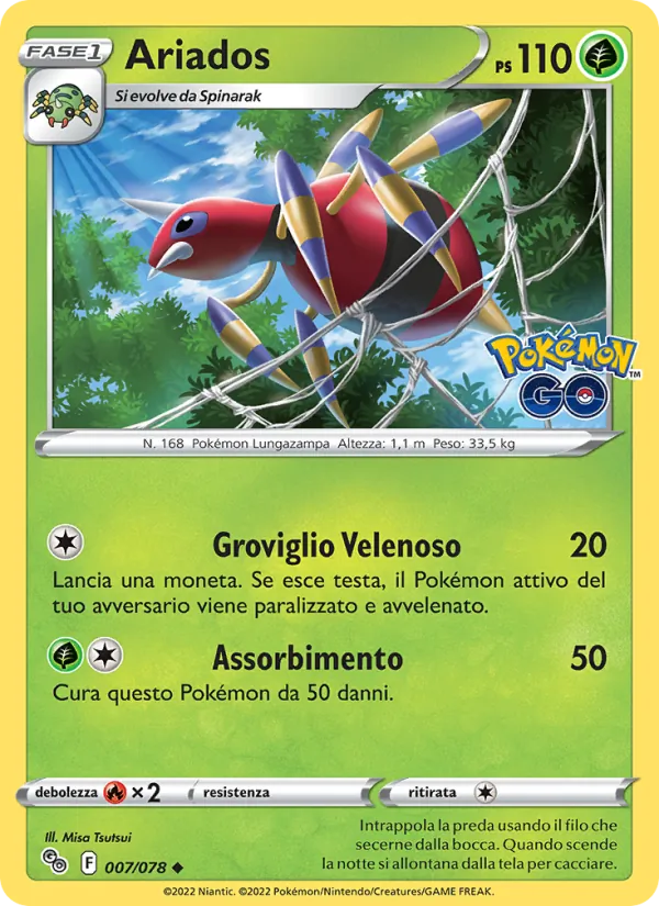 Ariados (Pokémon GO #007/78)