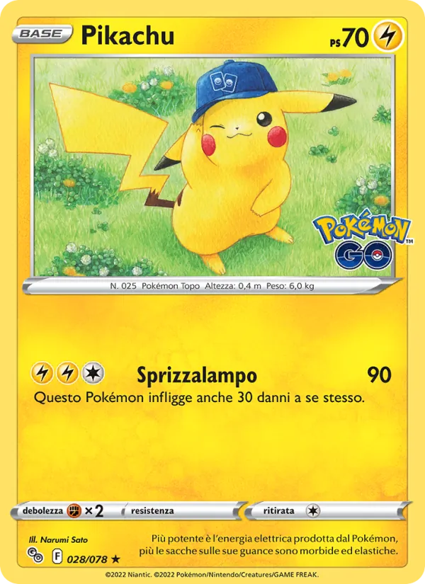 Pikachu (Pokémon GO #028/78)