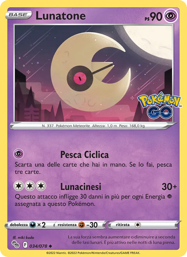 Lunatone (Pokémon GO #034/78)