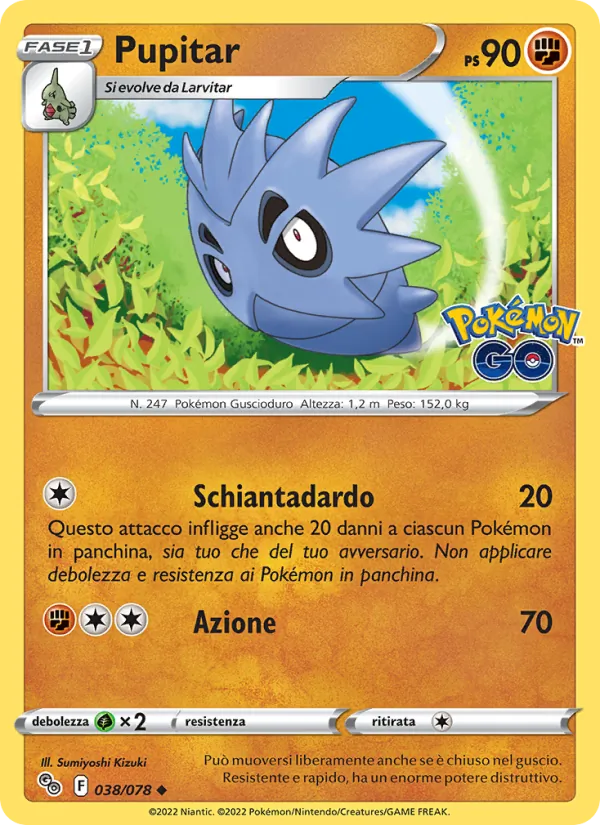 Pupitar (Pokémon GO #038/78)