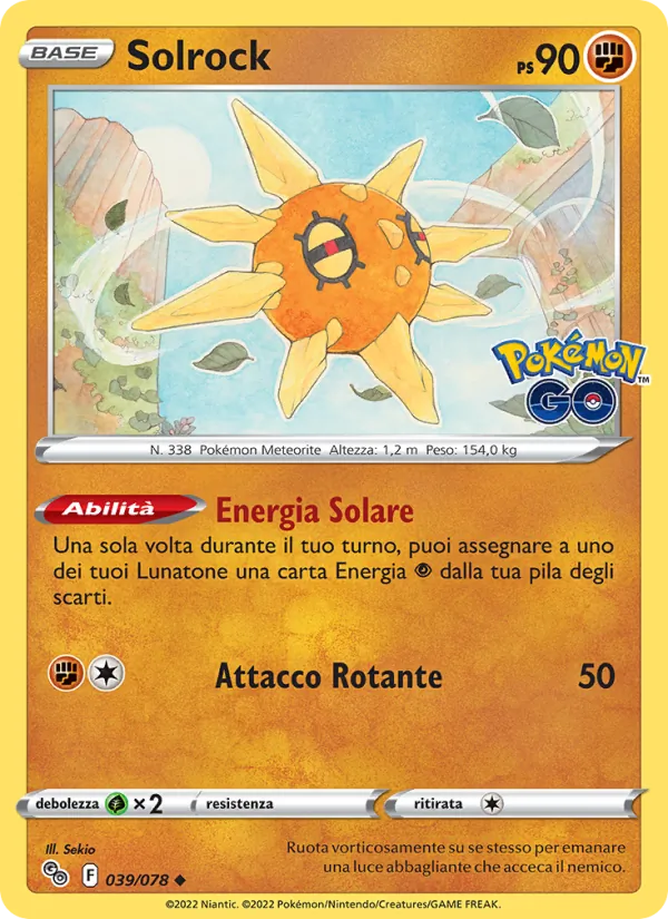 Solrock (Pokémon GO #039/78)