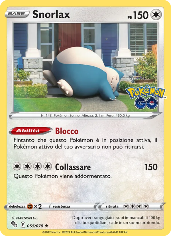Snorlax (Pokémon GO #055/78)