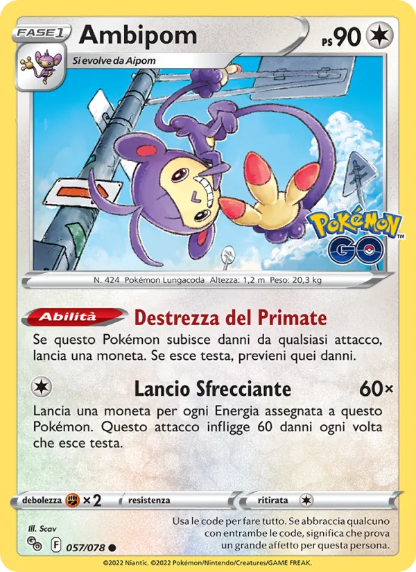 Ambipom (Pokémon GO #057/78)