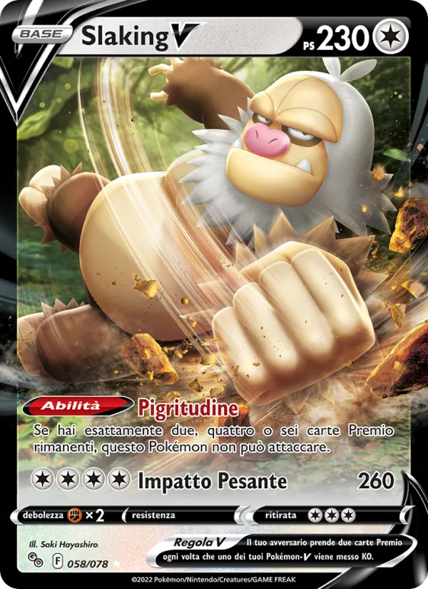 Slaking V (Pokémon GO #058/78)