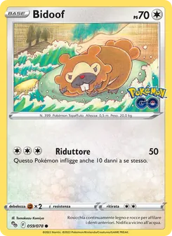 Bidoof (Pokémon GO #059/78)